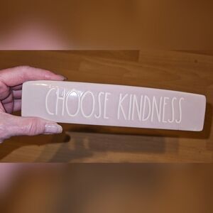 Rae Dunn Pink Choose Kindness Desk Plaque